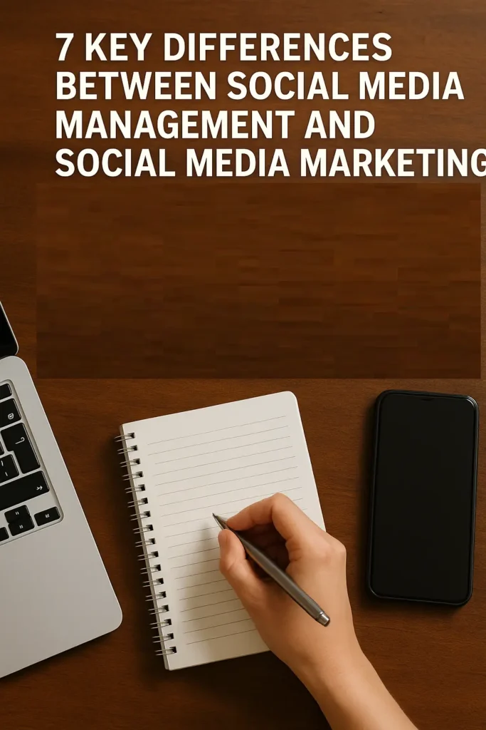 7 Key Differences Between Social Media Management and Social Media Marketing